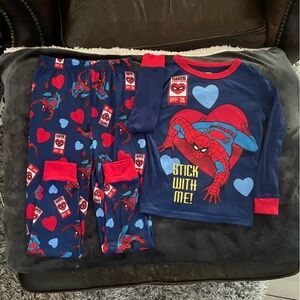 Marvel Spider-Man Kids Pajama Set - Blue and Red